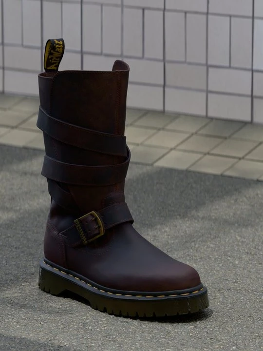 Zdjęcie produktu Kozaki Dr. Martens ciemnobrązowy