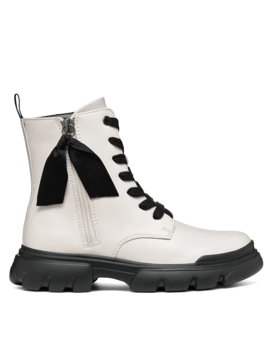 Zdjęcie produktu Kozaki Geox J Junette Girl J36HVG 000BC C1M9B S Écru Kremowy