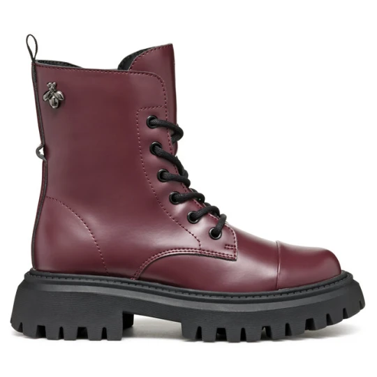 Zdjęcie produktu Kozaki Geox J Maquinnens Girl J46M6B 000CN C7357 S Bordowy