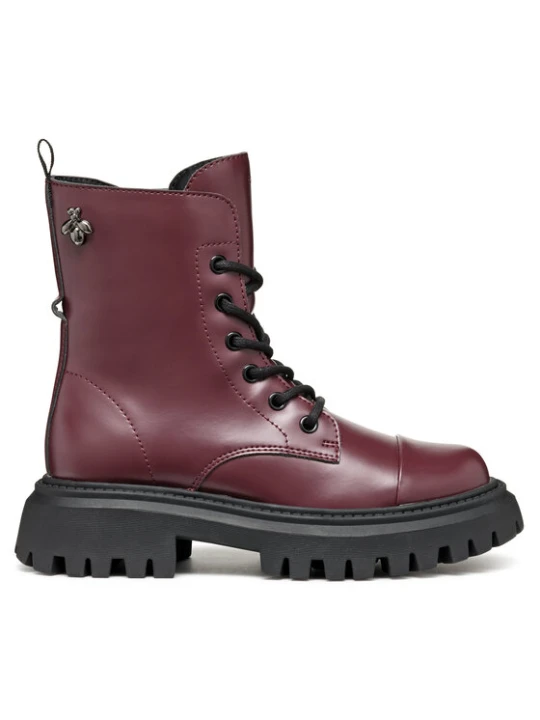 Zdjęcie produktu Kozaki Geox J Maquinnens Girl J46M6B 000CN C7357 S Bordowy
