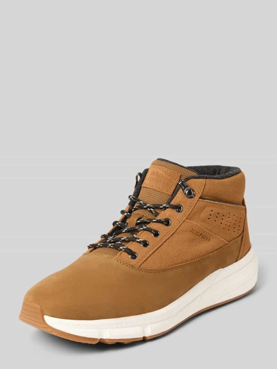 Zdjęcie produktu Kozaki hybrydowe z naturalnej skóry bydlęcej Tommy Hilfiger Khaki
