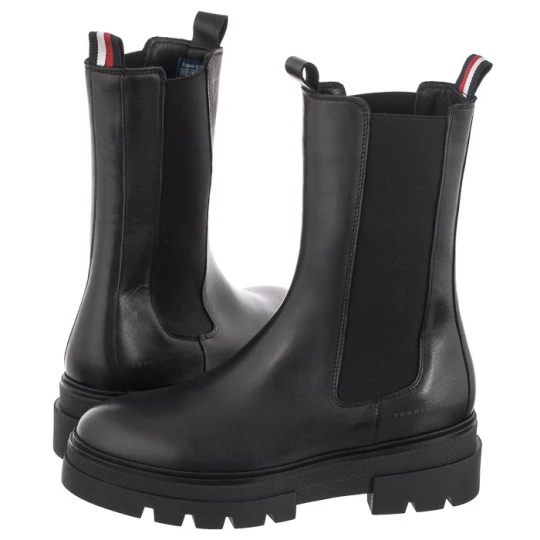 Zdjęcie produktu Kozaki Monochromatic Chelsea Boot FW0FW06730 Black (TH537-a) Tommy Hilfiger