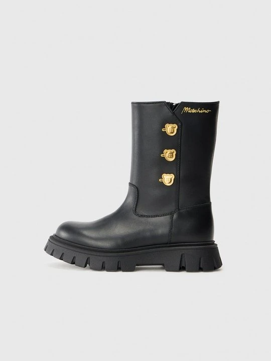 Zdjęcie produktu Kozaki MOSCHINO czarny