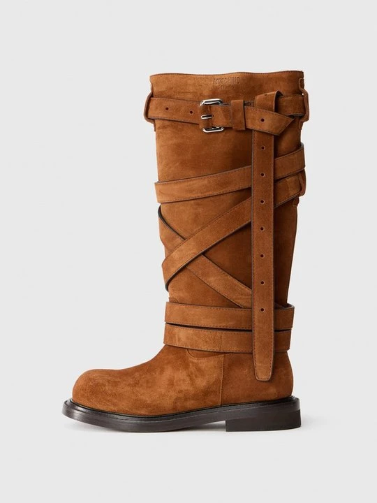 Zdjęcie produktu Kozaki MOSCHINO brązowy