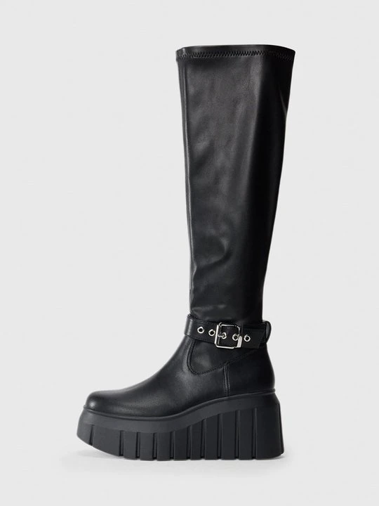 Zdjęcie produktu Kozaki na koturnie Even&Odd By Zalando czarny