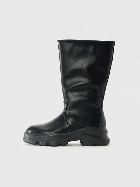 Zdjęcie produktu Kozaki na koturnie Even&Odd Wide Fit By Zalando czarny