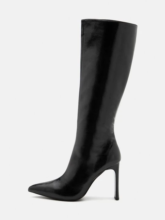 Zdjęcie produktu Kozaki na obcasie Even&Odd Wide Fit By Zalando czarny