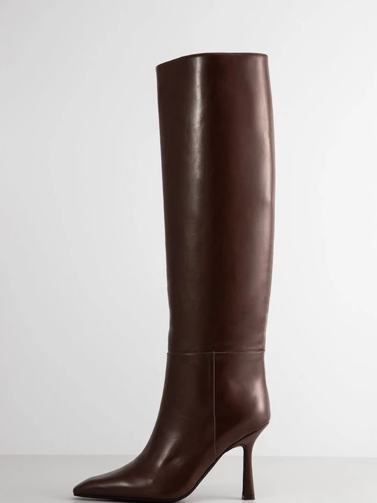Zdjęcie produktu Kozaki na obcasie Jeffrey Campbell brązowy