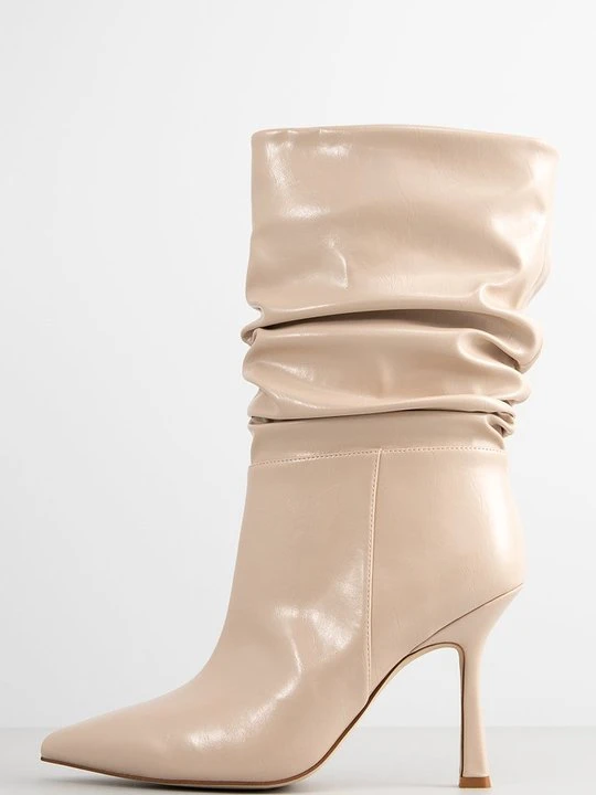 Zdjęcie produktu Kozaki na obcasie Jeffrey Campbell szary