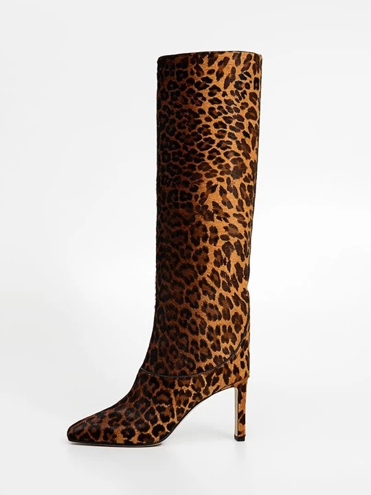 Zdjęcie produktu Kozaki na obcasie Jimmy Choo brązowy