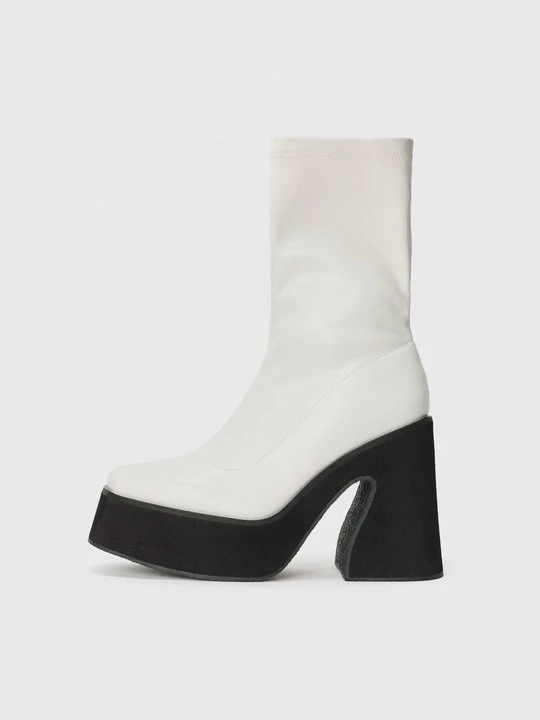 Zdjęcie produktu Kozaki na obcasie Koi Footwear biały