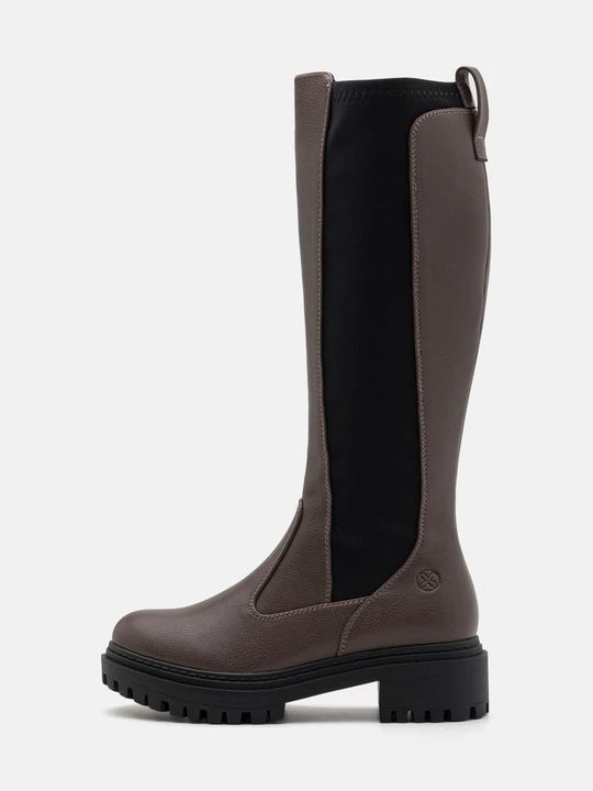 Zdjęcie produktu Kozaki na platformie Anna Field Wide Fit By Zalando szary