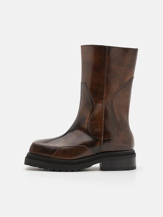 Zdjęcie produktu Kozaki na platformie ECKHAUS LATTA brązowy