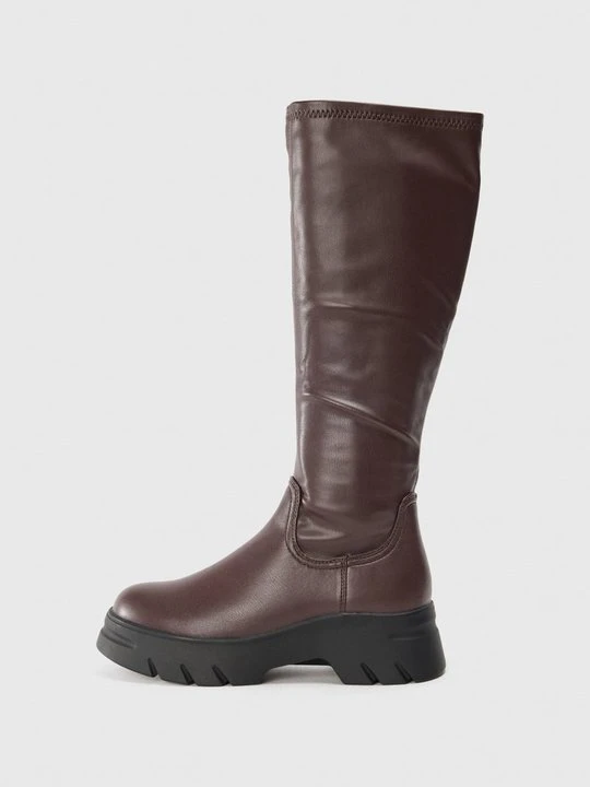 Zdjęcie produktu Kozaki na platformie Even&Odd By Zalando ciemnobrązowy