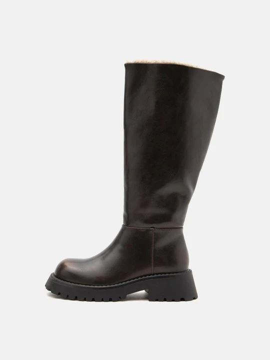 Zdjęcie produktu Kozaki na platformie Even&Odd By Zalando ciemnobrązowy