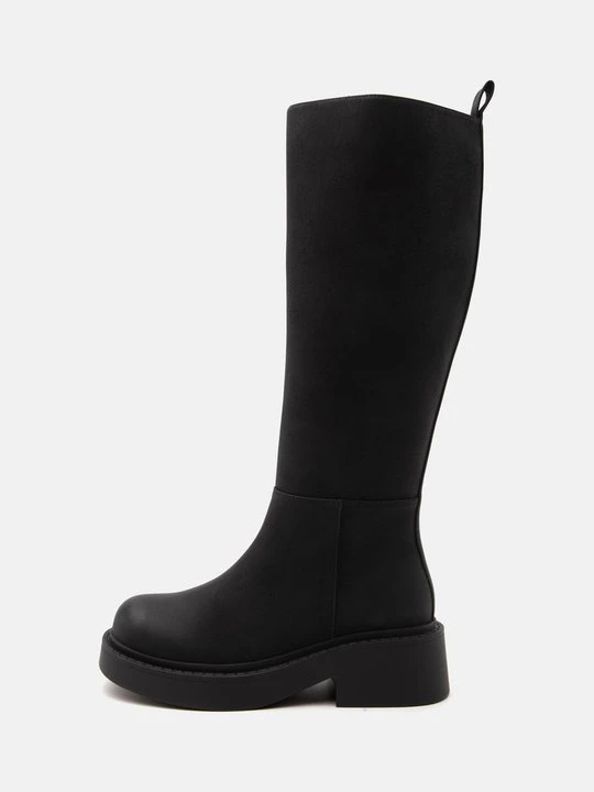 Zdjęcie produktu Kozaki na platformie Even&Odd Wide Fit By Zalando czarny