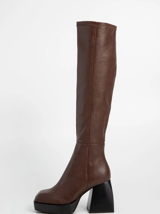 Zdjęcie produktu Kozaki na platformie Jeffrey Campbell brązowy
