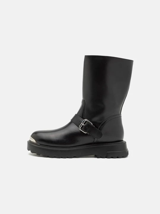 Zdjęcie produktu Kozaki na platformie LOVE MOSCHINO czarny