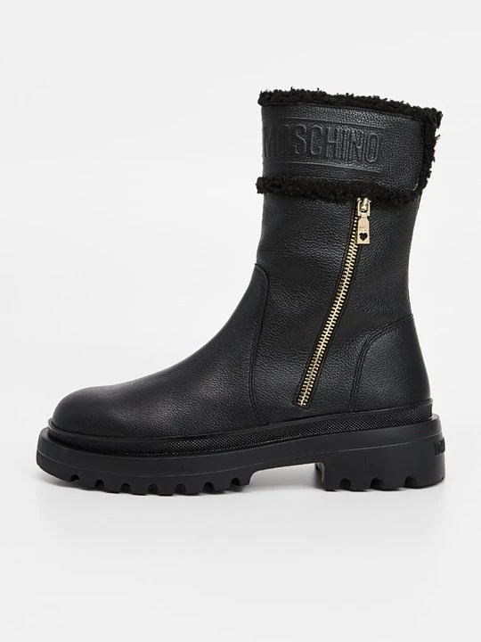 Zdjęcie produktu Kozaki na platformie LOVE MOSCHINO czarny
