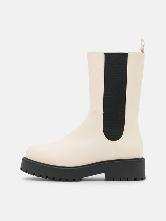Zdjęcie produktu Kozaki na platformie Monki mleczny