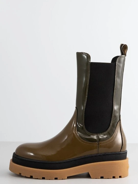 Zdjęcie produktu Kozaki na platformie Scotch & Soda khaki