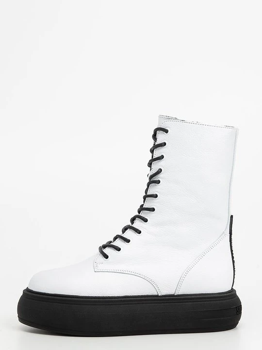 Zdjęcie produktu Kozaki na platformie Steve Madden biały