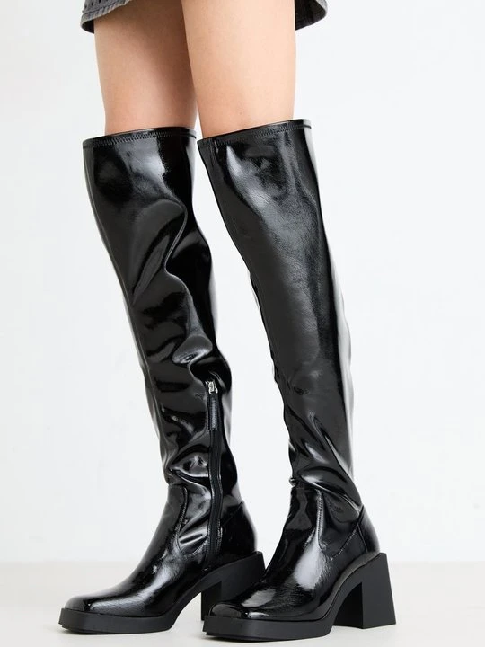 Zdjęcie produktu Kozaki na platformie Steve Madden czarny