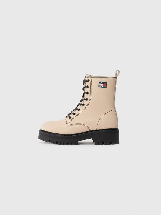 Zdjęcie produktu Kozaki na platformie Tommy Jeans beżowy