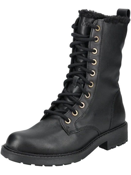 Zdjęcie produktu Kozaki sznurowane Clarks czarny