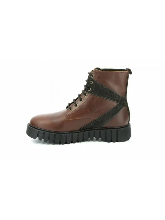 Zdjęcie produktu Kozaki sznurowane Kickers ciemnobrązowy