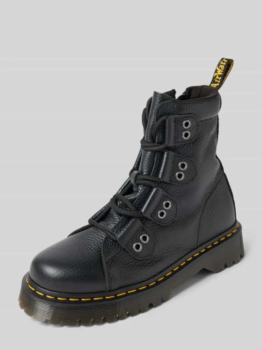 Zdjęcie produktu Kozaki sznurowane z naszywką z logo model ‘Bex’ Dr. Martens Czarny