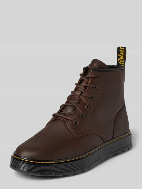 Zdjęcie produktu Kozaki sznurowane ze skóry naturalnej model ‘Brookline’ Dr. Martens Średniobrązowy