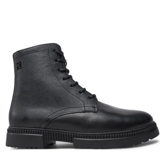 Zdjęcie produktu Kozaki Tommy Hilfiger Comfort Tl Texture Lth Boot FM0FM05182 Czarny
