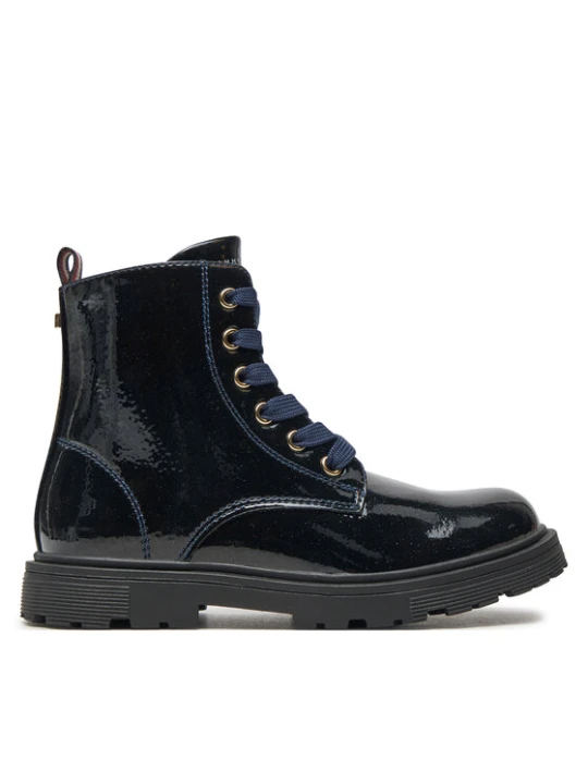 Zdjęcie produktu Kozaki Tommy Hilfiger Lace-Up Bootie T1A5-33564-1237 S Granatowy