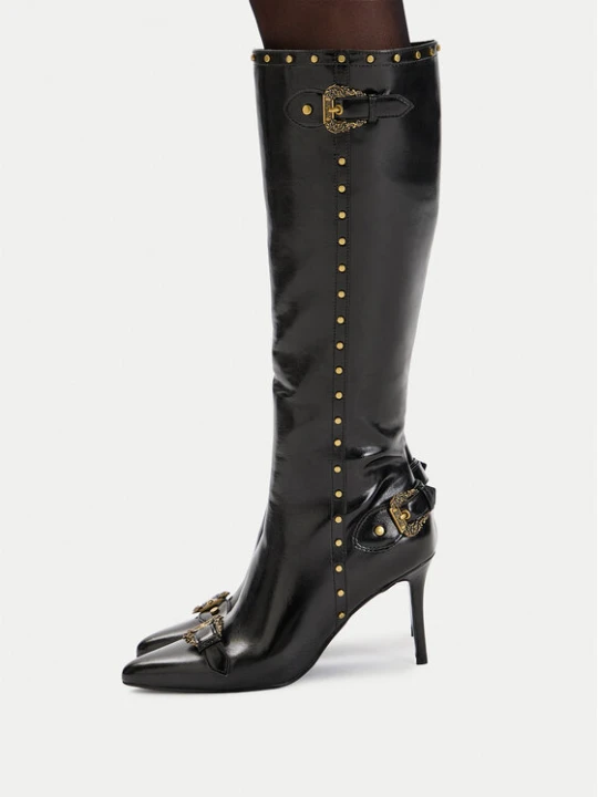 Zdjęcie produktu Kozaki Versace Jeans Couture 79VA3S58 ZSC35 Czarny