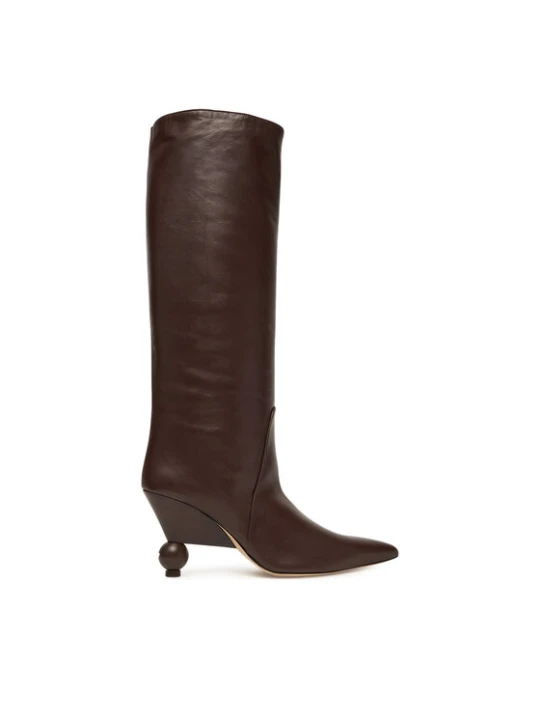 Zdjęcie produktu Kozaki Weekend Max Mara Tasca 2525796075600 Brązowy