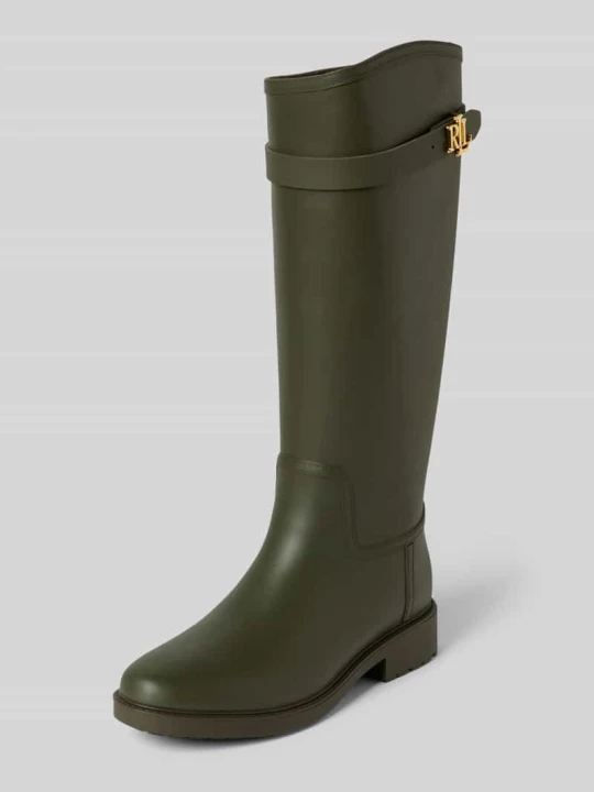 Zdjęcie produktu Kalosze ze sprzączką Lauren Ralph Lauren Oliwkowy