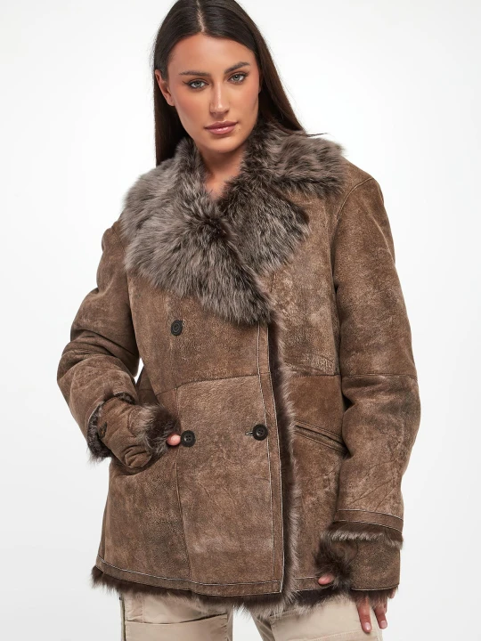 Zdjęcie produktu Kożuch + rękawiczki damskie AERONAUTICA MILITARE