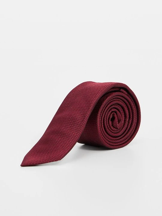 Zdjęcie produktu Krawat Boss ciemnoczerwony