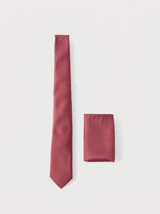 Zdjęcie produktu Krawat Pier One By Zalando bordowy