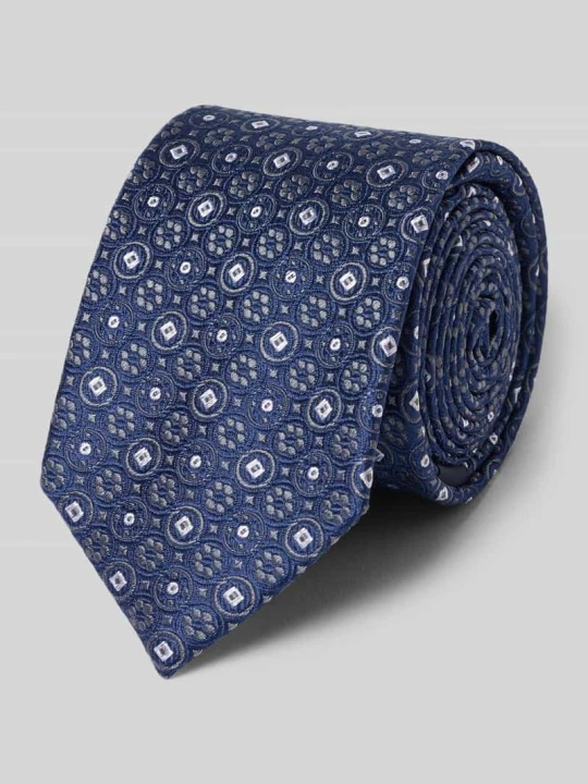 Zdjęcie produktu Krawat z czystego jedwabiu Prince Bowtie Granatowy