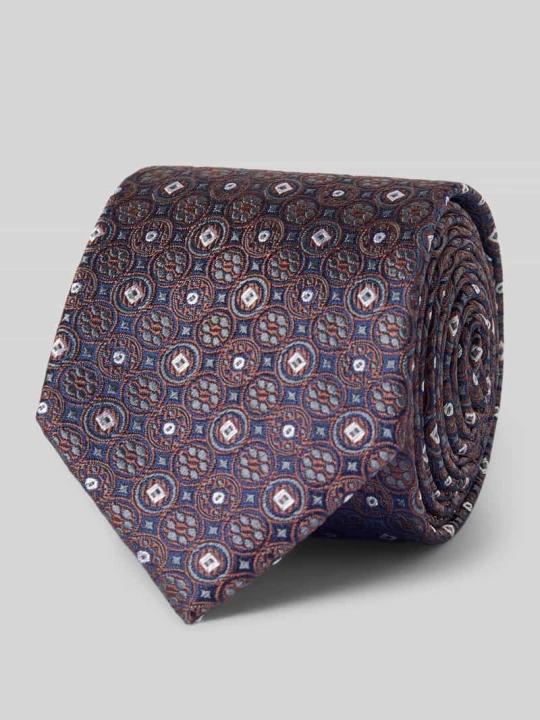 Zdjęcie produktu Krawat z czystego jedwabiu Prince Bowtie Średniobrązowy
