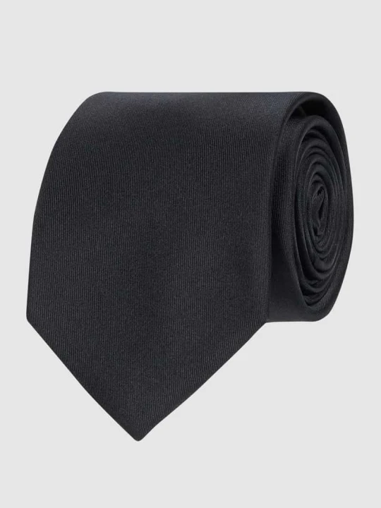 Zdjęcie produktu Krawat z jedwabiu (7 cm) Willen Czarny