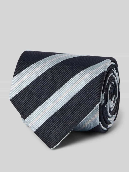 Zdjęcie produktu Krawat z mieszanka jedwabiu model 'H-Tie 7, 5 CM-262' Boss Błękitny