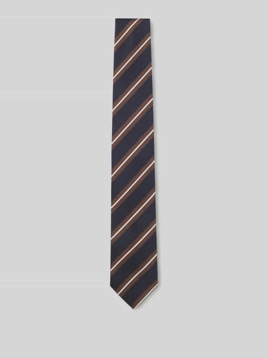 Zdjęcie produktu Krawat z mieszanka jedwabiu model 'H-Tie 7, 5 CM-262' Boss Ciemnobrązowy