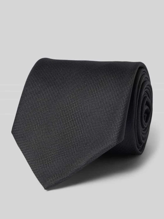 Zdjęcie produktu Krawat z mieszanka jedwabiu model 'H-Tie 7, 5 CM-262' Boss Czarny