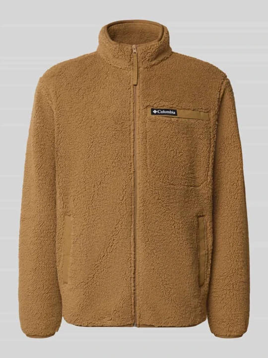 Zdjęcie produktu krój regular fit kurtka z polaru z naszywką z logo Columbia Camel