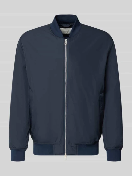 Zdjęcie produktu kroj́ regular fit bomberka z kołnierzem baseballowym model 'CHARLES' Selected Granatowy