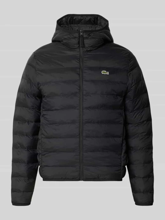 Zdjęcie produktu krój regular fit bomberka z wypełnieniem Ecodown Lacoste Czarny