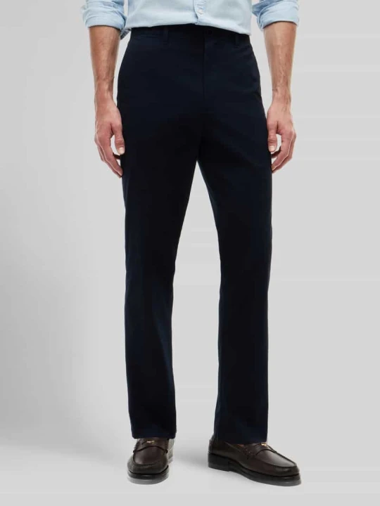 Zdjęcie produktu krój regular fit chino model 'DOVER' Tommy Hilfiger Jeansowy niebieski